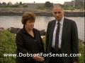 Laurie Dobson and Ralph Nader at Walker's Point