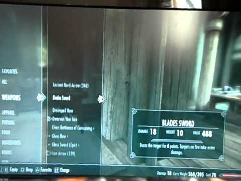how to recharge weapons in skyrim