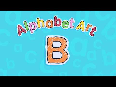 Learn at home with MarcoPolo Learning's Alphabet Art - The letter B!