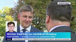 Ministr Petříček na návštěvě Ukrajiny