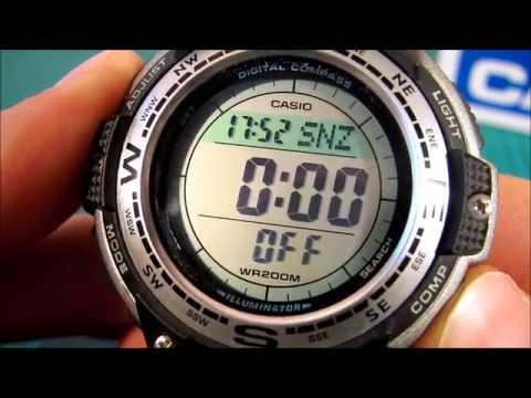 how to set time on casio w-94h