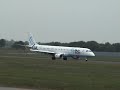 doncaster airport  uk  flybe embraer erj 190 t g
