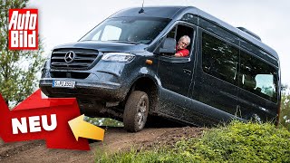 Mercedes Sprinter 4x4 (2021) | Neues Allrad-System für den Sprinter | Fahrt mit Thomas Rönnberg by Auto Bild