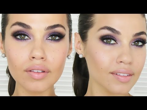 how to do a purple smokey eye