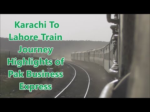 EID Mubarak || Karachi To Lahore Train Journey Highlights || Pak Business Express