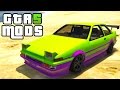 Toyota AE86 Coupe Tunable 0.1 для GTA 5 видео 5