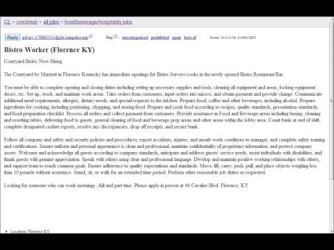 how to post your resume on craigslist