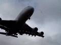 Scary Airbus 380 crosswind landing in BIKF.