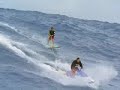 Tow in surfing, giant wav...