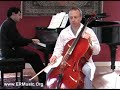 eric roter, m.d., a board-certified emergency physician performs with michael schneider.  learn more about music and medicine and the performers at www.ermusic.org.  dr. roter studied with nathaniel rosen, piatigorsky's protege.