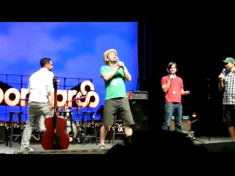 Bonnaroo 2011: The League Live - Stephen Rannazzisi/Kevin Shiva blasting