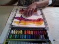 Impressionistic Pastel Painting Inspired by Claude Monet