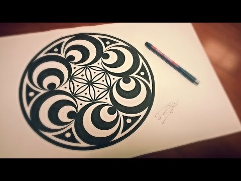 how to draw mandalas