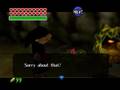 Adult link... In the great Deku tree O_O With Ghoma fight