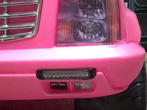 LED headlights with strobe for Power Wheels Cadillac
