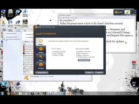 how to patch avast