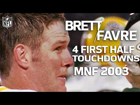 Video: Remember when Brett Favre Honored his Late Father with 4 First Half TD Passes? | NFL Highlights