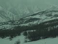 Road to Snow Basin Ski Resort in Utah