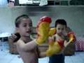videos de pacman versus morales
