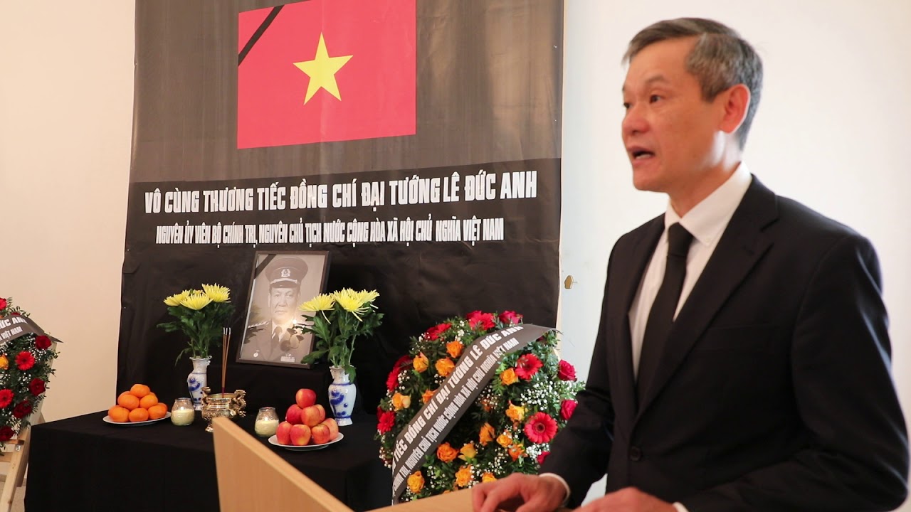 ĐẠI SỨ NGUYỄN MINH VŨ ĐỌC DIỄN VĂN TẠI BUỔI TANG LỄ NGUYÊN CHỦ TỊCH NƯỚC LÊ ĐỨC ANH