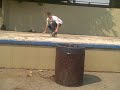 Blake ollies the trash can!!! WHOAAAAAAAAAA