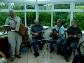 clive and other members of group 'rickety bridge' sing and play popular sea shanty.
liverpool judies or row bullies row.