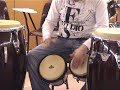 Pakito Baeza: Patron de Conga Tumbadora y Bong� en posici�n tradicional - despacio