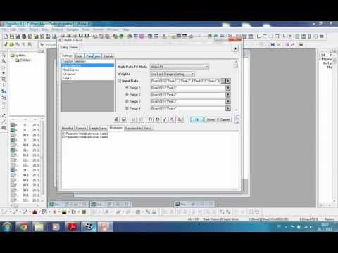 how to measure fwhm in origin