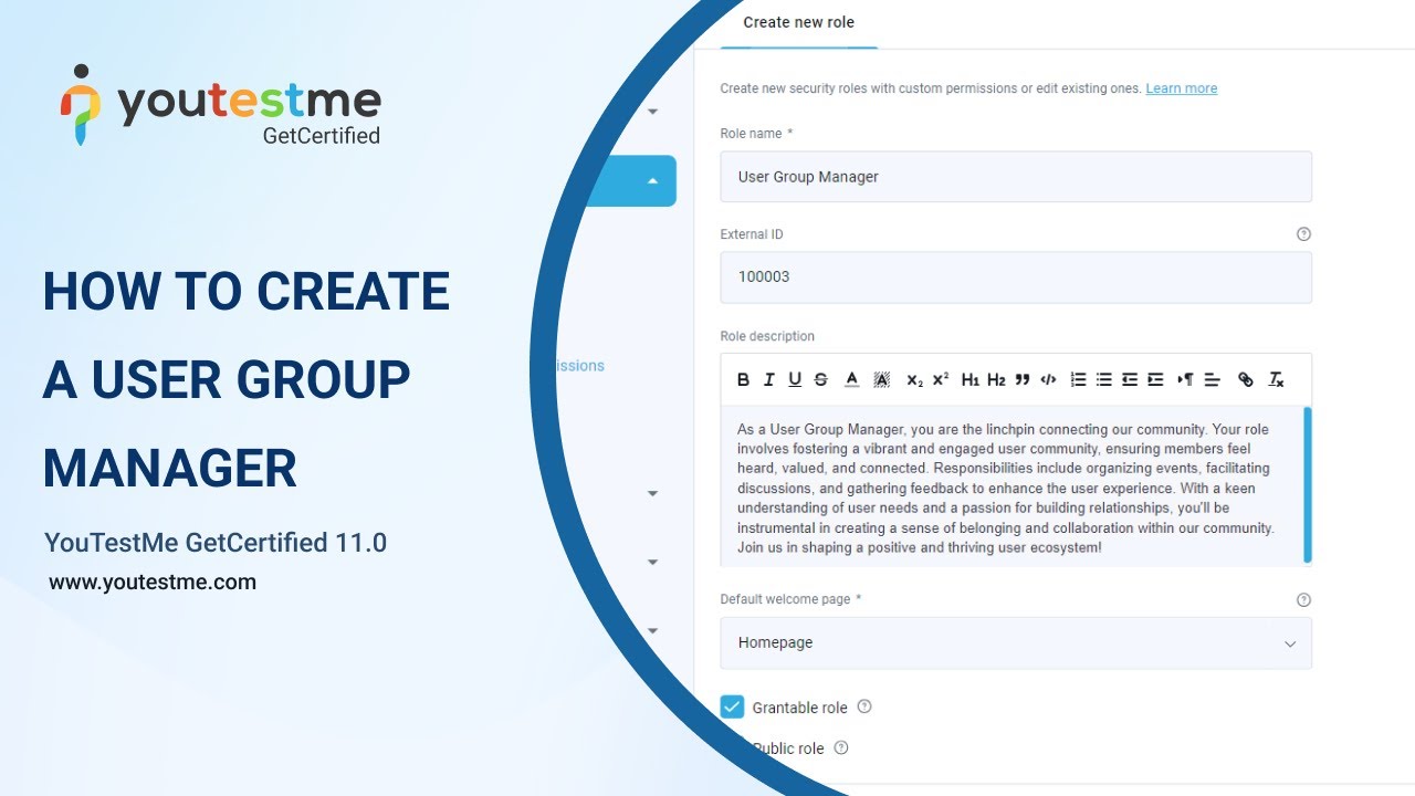 How to Create a User Group Manager