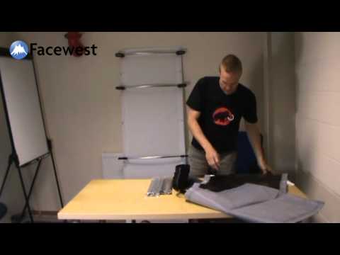 COTS - Overview and assembly of a new Thermarest LuxuryLite Cot.