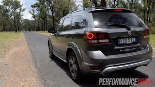 2015 Fiat Freemont Crossroad V6 0-100km/h & engine sound
