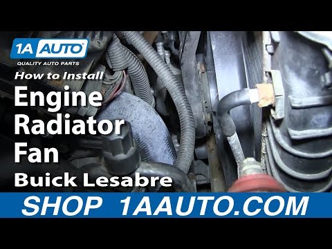 How To Install Replace Primary Engine Radiator Fan 1991-99 Buick Lesabre Pontiac Bonneville