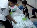 Pesca niños pecera Danshui Taiwan