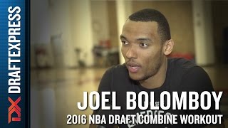 Joel Bolomboy 2016 NBA Pre-Draft Workout Video and Interview