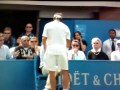 David Nalbandian kicks Linesman and gets disqualified - Queens 2012 Final