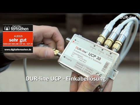 Unicable Schalter - Dur-line UCP - Einkabellösung (3 Receiver über 1 Leitung ) - Test: 