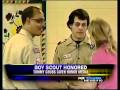 2010-05-25 | Boy scout honored for heroism ~> 2009. Tommy witnessed a serious car crash and rushed into action, pulling one victim from a burning car. He and another witness also gave first ... ()