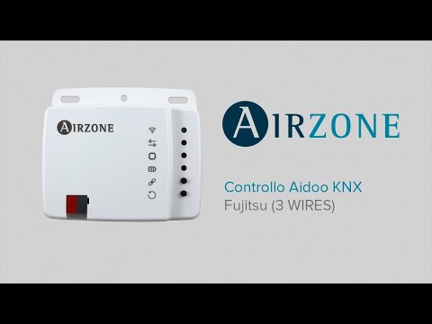 Controllo Aidoo KNX Airzone Fujitsu 3 wires