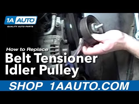 How To Install Replace Belt Tensioner Idler Pulley Chevy GMC Silverado Sierra Suburban 1AAuto.com