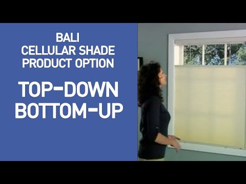 Bali Top Down Bottom Up Cellular Shades Demo