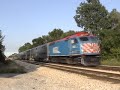 Metra 208 leads an outbound train through Mokena, IL.
