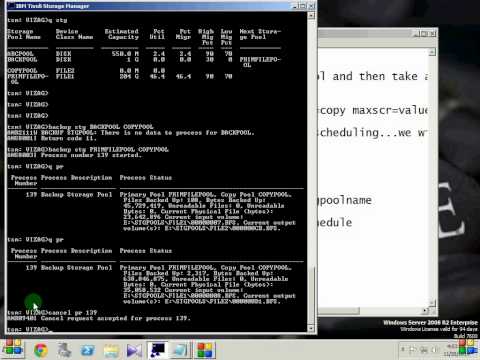 how to define storage pool in tsm