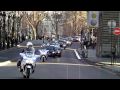 Russian President Dimitry Medvedev in Paris Motorcade with Motorcycle Escort