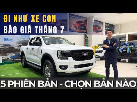 FORD RANGER 2026: BÁO GIÁ 5 PHIÊN BẢN | ĐI NHƯ XE CON, MUA BẢN NÀO HỢP TÚI TIỀN?
