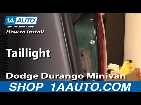 How To Install Replace Taillight Dodge Durango Minivan 96-03 1AAuto.com