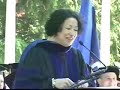 Sonia Sotomayor, Pace Law School Annual Commencement, May 18, 2003 (Part 1 of 2)
