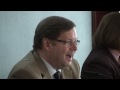 Pressekonferenz am 18. März 2010 in Berlin zum neuen Insolvenzrecht. Zu sehen sind Justizministerin Sabine Leutheusser-Schnarrenberger und Rechtsanwalt Horst Piepenburg. Insolvenz soll Unternehmen retten