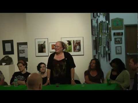 Artist talk at Overlooked/Looked Over opening