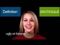 English Pronunciation - GROTESQUE - #217