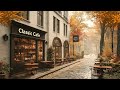 🍂 ITALIAN COFFEE STREET ATMOSPHERE ☕ CLASSIC CAFé VIBES WITH SMOOTH BO ..
